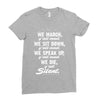 blk power Ladies Fitted T-Shirt