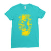 badger crest Ladies Fitted T-Shirt