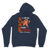 I Wear Peach For Uterine Cancer Awareness Unisex Hoodie