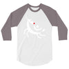 flying rudolph 3/4 Sleeve Shirt