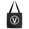 vegan symbol Tote Bags