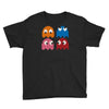 cool retro 80s pacman ghosts video games Youth Tee