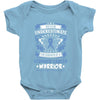 Never Underestimate the Strength of a Stomach Cancer Warrior Baby Bodysuit