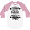 Super Cool Grandmother Of A Freaking Awesome Granddaughter 3/4 Sleeve Shirt