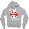 target shooting Zipper Hoodie