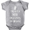 not a nerd Baby Onesie