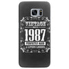 vintage made in 1987 perfectly aged a living legend Samsung Galaxy S7 Edge