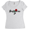 sagittarius zodiac rose Women's Triblend Scoop T-shirt