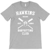 hawkins babysitting club indiana mike dustin eleven demogorgon strange T-Shirt