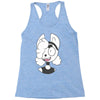 the people are the monsters Racerback Tank