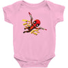 pew pew deadpool Baby Bodysuit