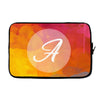 letter a  initial Laptop sleeve
