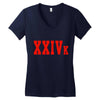 XXIV K Women's V-Neck T-Shirt