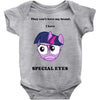 twilight has special eyes Baby Onesie