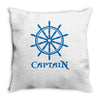 shirt steuerrad yacht boot ship sailing captain segeln kapit&auml;n Throw Pillow