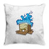 sticker box Throw Pillow
