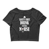 drink with a nurse Crop Top