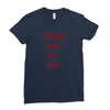 i finally fixed the sink Ladies Fitted T-Shirt