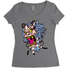 space monkey Women's Triblend Scoop T-shirt