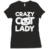 crazy cat lady Ladies Fitted T-Shirt