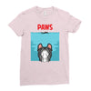 paws Ladies Fitted T-Shirt