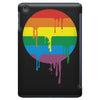 rainbow colored stripes dot running splashes iPad Mini