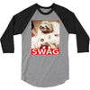 sloth astronaut swag 3/4 Sleeve Shirt