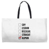 Lgbt Checklist Weekender Totes