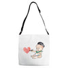Cute Painter Adjustable Strap Totes