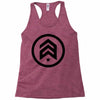 analog black new logo Racerback Tank