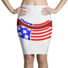 us hot dog Pencil Skirts
