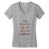 To Be Alive (a233) Women's V-Neck T-Shirt