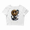 skull anchor Crop Top