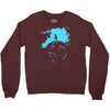 water planet global warming world ocean banksy nature graphic Crewneck Sweatshirt