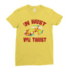 in rust we trust  rat beetle hot rod Ladies Fitted T-Shirt
