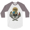 summer skull 3/4 Sleeve Shirt