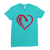 love back Ladies Fitted T-Shirt