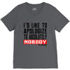 conor mcgregor apologize ufc mma notorious V-Neck Tee