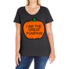 great pumpkin Ladies Curvy T-Shirt