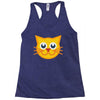 cat yellow Racerback Tank