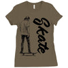 skate Ladies Fitted T-Shirt