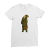 Bear in The Forest Ladies Fitted T-Shirt