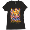 pigs Ladies Fitted T-Shirt