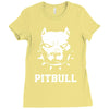 american pitbull terrier Ladies Fitted T-Shirt