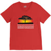 lion chant t   funny  lions joke king savannah africa retro big cat V-Neck Tee