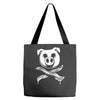pig bacon cross bones pirate Tote Bags