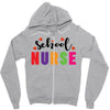 School Nurse Zipper Hoodie