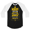 nobody exists on purpose 3/4 Sleeve Shirt