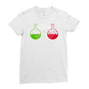 funny science shirt nerd Ladies Fitted T-Shirt