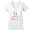Mommy's Little Bunny Easter Themed Women's V-Neck T-Shirt